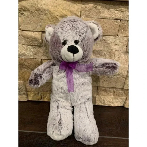Other - Peek A Boo Toys Purple Frosted Teddy Bear